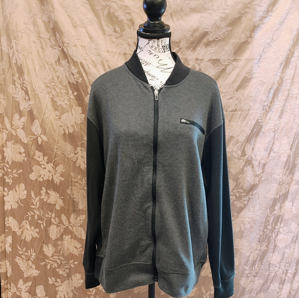 Pebble Beach Performance Full Zip Grey Jacket, Size M, Like New!